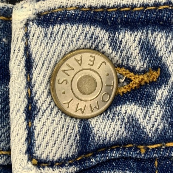 Tommy Hilfiger Jeans Womens 31 Charlie Mid-Loose Wide Leg Light Wash Stretch - Picture 3 of 16